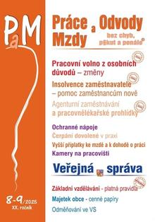 Kniha: Práce a mzdy 8-9/2025 – Pracovní volno z osobních důvodů
