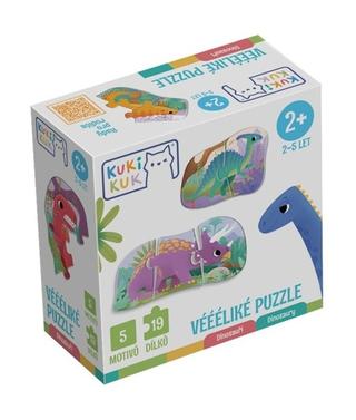 Puzzle: Véééliké puzzle Dinosauři