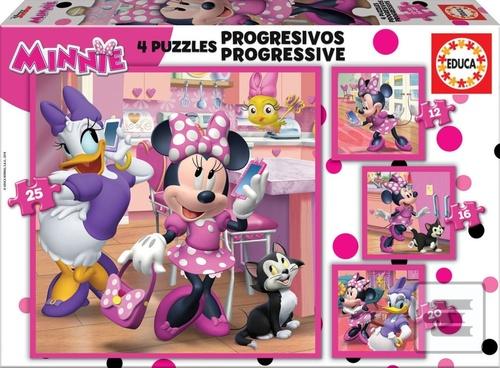 Puzzle Minnie a Daisy 4v…