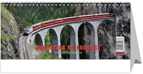 Kalendár stolný: Romantika na kolejích - železniční kalendář 2018