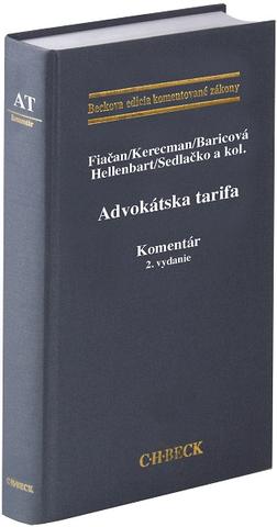 Kniha: Advokátska tarifa. Komentár (2. vydanie) - kolektiv
