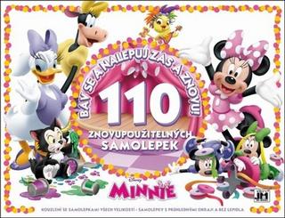 Kniha: Minnie Bav se a nalepuj zas a znovu! - 110 znovupoužitelných samolepek