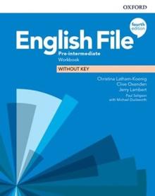 Kniha: English File Fourth Edition Pre-Intermediate Workbook without Answer Key