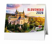 Kalendár stolný: Slovensko 2026 - stolní kalendář