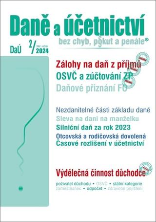 Kniha: Daně a účetnictví bez chyb, pokut a penále 2/2024 - 1. vydanie - Martin Děrgel