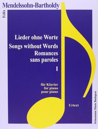 Kniha: Mendelssohn Bartholdy  Lieder ohne Worte I