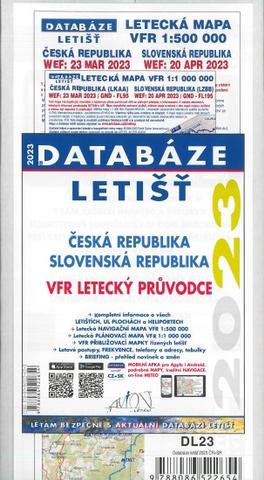 Kniha: Databáze letišť 2023 - Česká a Slovenská republika / VFR letecký průvodce