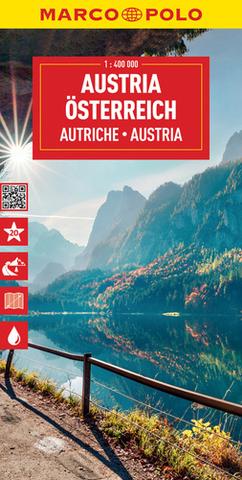Skladaná mapa: Rakousko 1:400 000