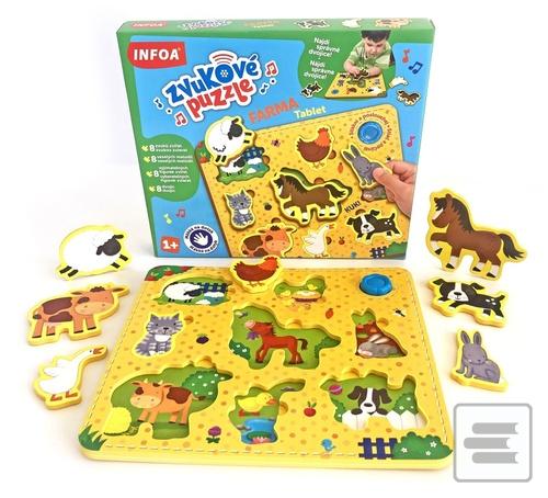 Zvukové puzzle Farma Tab…
