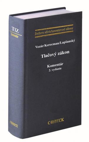 Kniha: Tlačový zákon. Komentár (2. vydanie) - Jozef Vozár