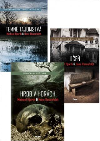 Kniha: Učeň+Hrob+Temné tajom. - KOMPLET - 1. vydanie - Michael Hjorth, Hans Rosenfeldt