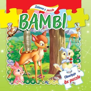 Kniha: Bambi - zábava s puzzle (2.vyd.) - Obsahuje 6x puzzle