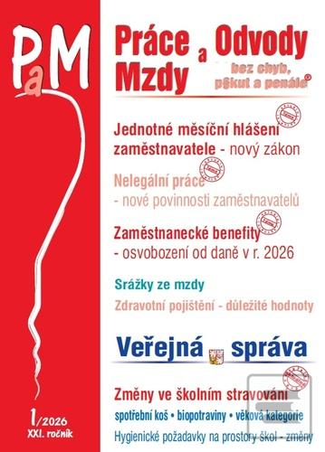 Kniha: Práce a mzdy 1/2026 – Jednotné měsíční hlášení zaměstnavatele