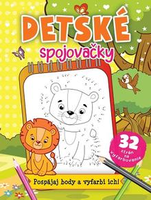 Kniha: Detské spojovačky - Pospájaj body a vyfarbi ich!