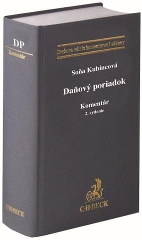 Kniha: Daňový poriadok. Komentár (2. vydanie) - Soňa Kubincová