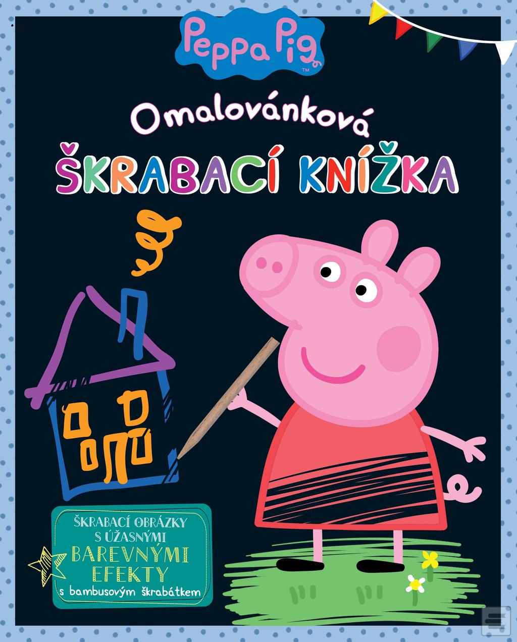 Kniha: Peppa Pig - Omalovánková škrábací knížka - 1. vydanie - kolektiv
