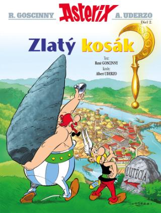 Kniha: Asterix II - Asterix a zlatý kosák - 2. diel - 2. vydanie - René Goscinny