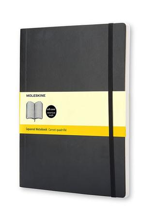 Kniha: Moleskine: Zápisník měkký čtverečkovaný černý XL - 1. vydanie