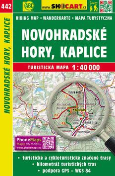 Skladaná mapa: Novohradské hory, Kaplice 1:40 000 - SC 442