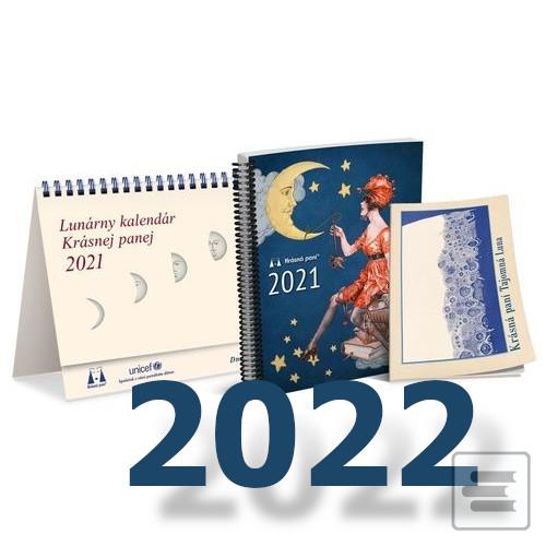 Kalendár stolný: Lunárny kalendár Krásnej panej 2022 - Žofie Kanyzová
