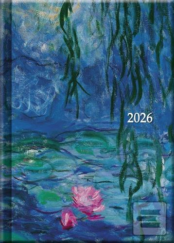 Knižný diár: Praktik denní diář 2026 Monet