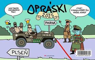 Kniha: Opráski 2025 - stolní kalendář - jaz