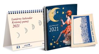 Kalendár stolný: Lunárny kalendár Krásnej panej 2021 - s publikáciou - Žofie Kanyzová
