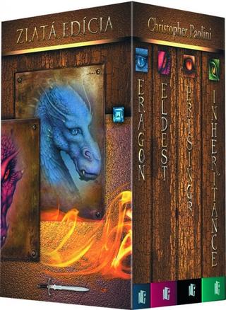 Kniha: Odkaz Dračích jazdcov – Eragon, Eldest, Brisingr, Inheritance - Komplet 4 ks Zlatá edícia Eragon, Eldest - Christopher Paolini