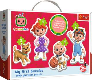 Puzzle: Baby puzzle Cocomelon 4v1 (2,3,4,5 dílků)