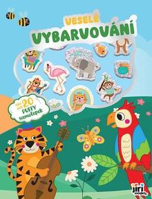 Kniha: Veselé vybarvování se super samolepkami Zvířátka