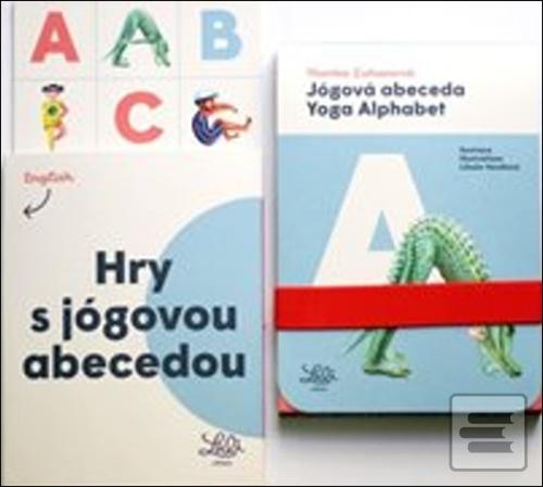 Kniha: Jógová abeceda / Yoga Alphabet - 26 karet s hravými cviky ve tvaru písmen - Hanka Luhanová