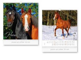 Kalendár nástenný: Malý Horses - nástěnný kalendář 2020