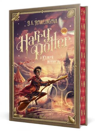 Kniha: Harry Potter 1 - A Kameň mudrcov (farebná oriezka) - 6. vydanie - J. K. Rowlingová