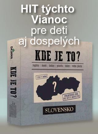 Stolová hra: Kde je to? Slovensko - spoločenská hra - Spoločenská hra pre deti a dospelých. 2 hry v jednej. Slovensko - 1. vydanie - Juraj Kucharík