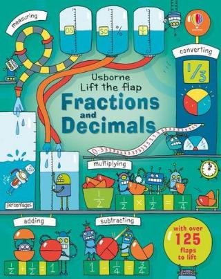 Kniha: Lift-the-flap Fractions and Decimals - Rosie Dickins