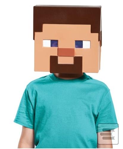 Maska Minecraft Steve dě…