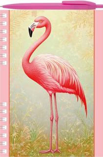 Doplnk. tovar: Psací sada Zápisník A5 Plameňák