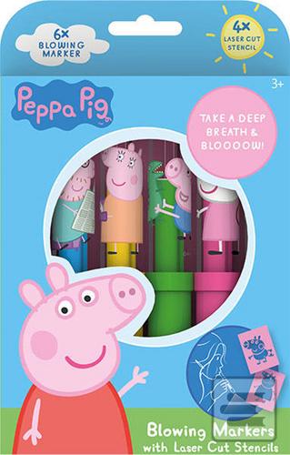 Foukací fixy Peppa Pig
