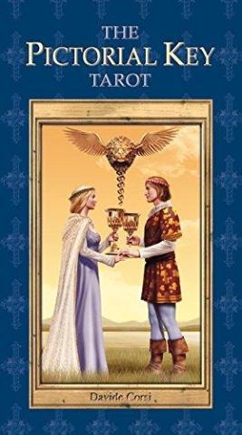 Kniha: The Pictorial Key Tarot - Tarot Obrázkového Klíče - 78 ks tarotových karet výklad - Davide Corsi
