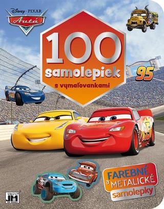 Kniha: 100 samolepiek s vymaľovankami/ Cars - 1. vydanie - Walt Disney