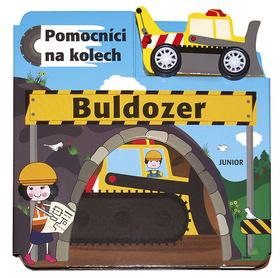 Kniha: Buldozer Pomocníci na kolech - + dřevěný, ekologicky nezávadný buldozer