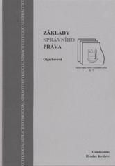 Základy správního práva - Olga Sovová