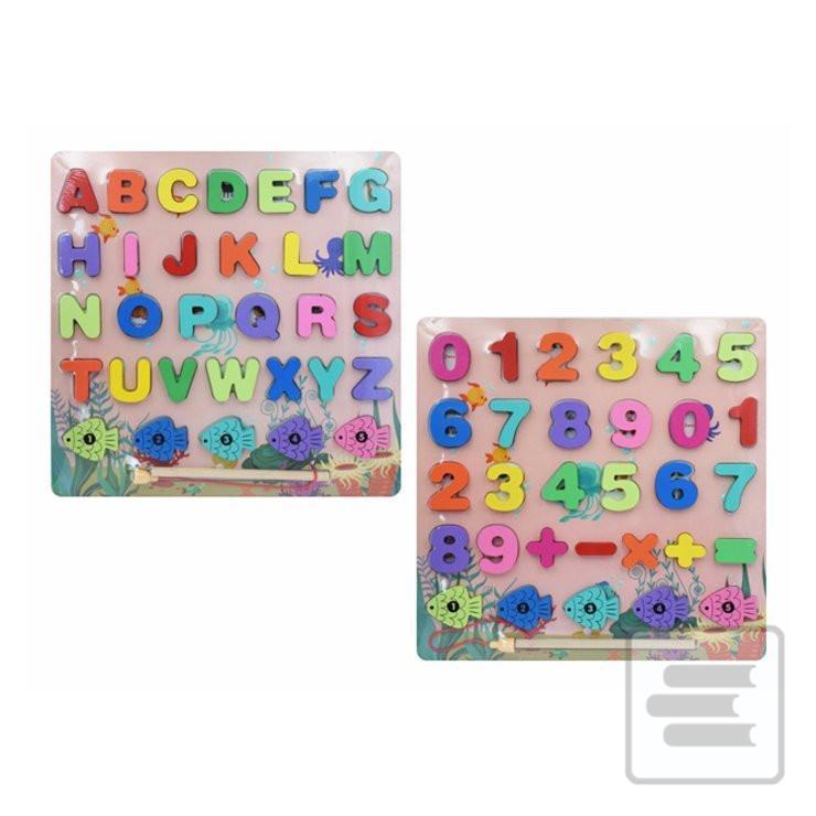 Abeceda / čísla - drevo