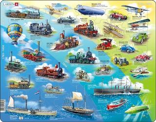 Puzzle: Puzzle Historické dopravní prostředky 1783-1850