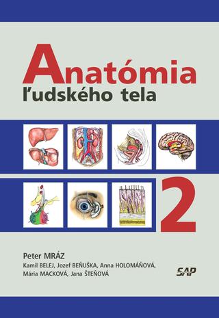 Kniha: Anatómia ľudského tela II. - Peter Mráz