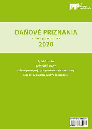 Kniha: Daňové priznania k dani z príjmov za rok 2020