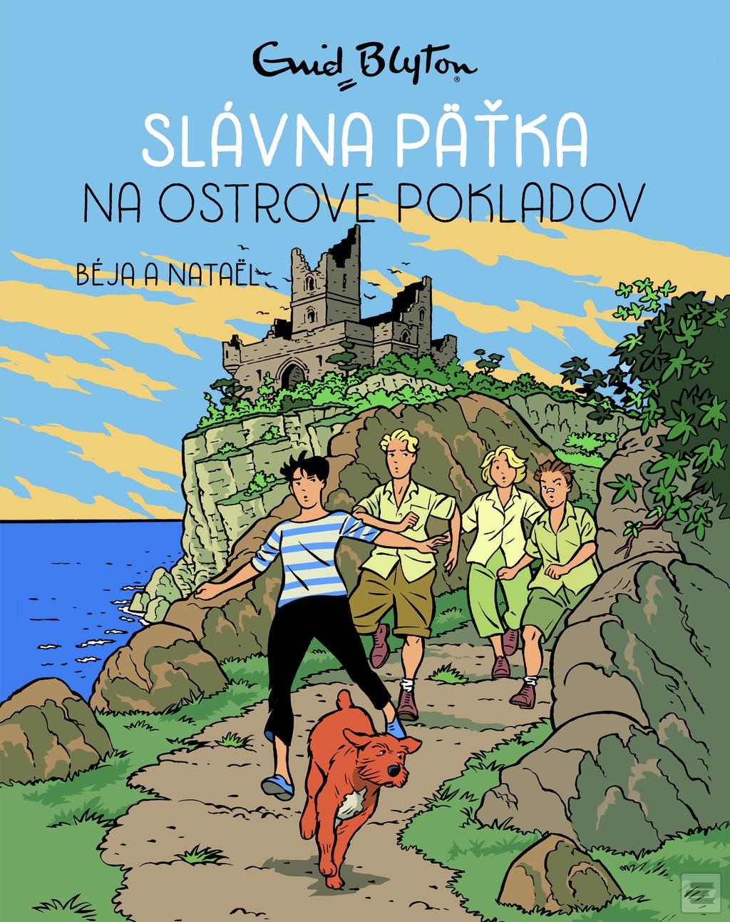 Kniha: Slávna päťka na ostrove pokladov (1) - komiks - Komiks - Enid Blytonová