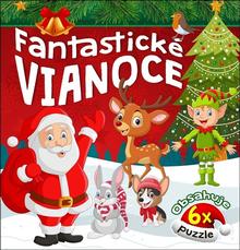 Kniha: Fantastické Vianoce - obsahuje 6x puzzle