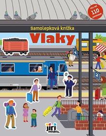 Kniha: Samolepková knížka Vlaky
