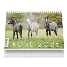 Kalendár stolný: Koně 2026 - stolní kalendář